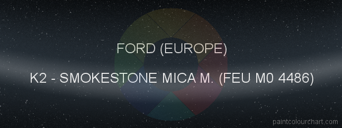 Ford (europe) paint K2 Smokestone Mica M. (feu M0 4486)