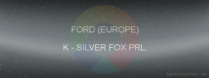 Ford (europe) paint K Silver Fox Prl.