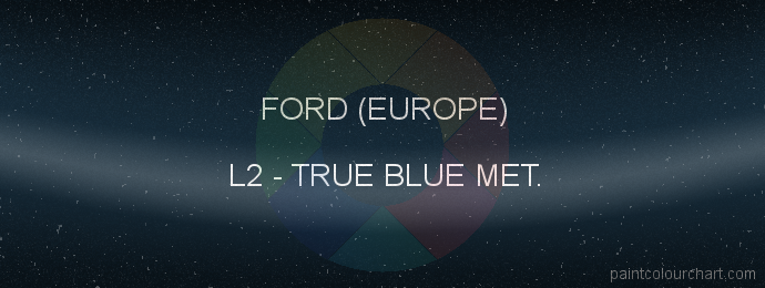 Ford (europe) paint L2 True Blue Met.