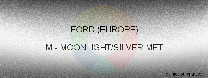 Ford (europe) paint M Moonlight/silver Met.