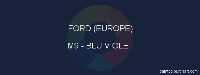 Ford (europe) paint M9 Blu Violet