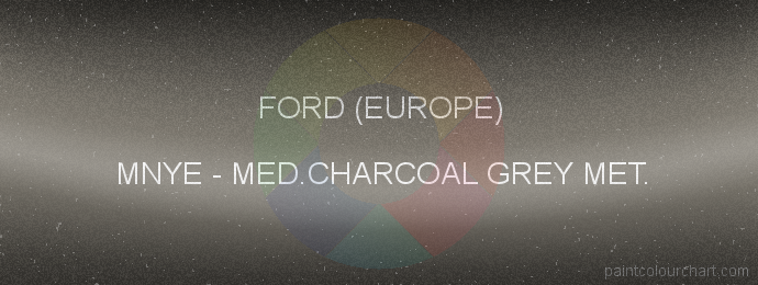 Ford (europe) paint MNYE Med.charcoal Grey Met.