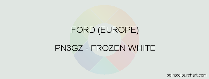 Ford (europe) paint PN3GZ Frozen White