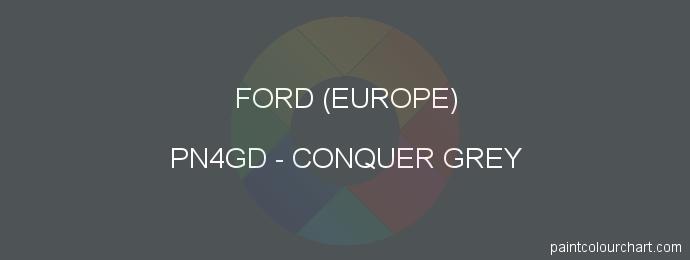 Ford (europe) paint PN4GD Conquer Grey