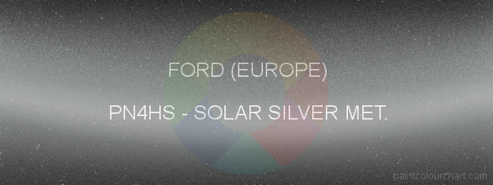 Ford (europe) paint PN4HS Solar Silver Met.