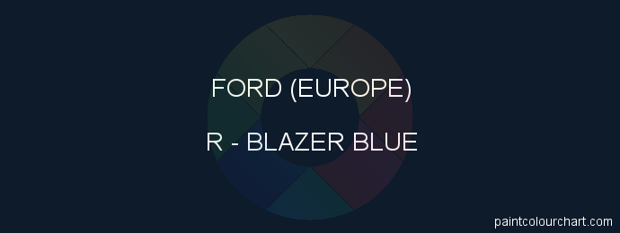 Ford (europe) paint R Blazer Blue