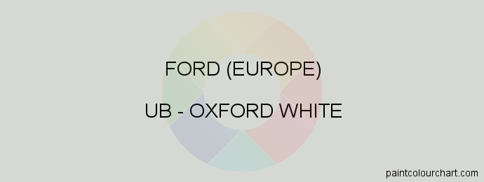 Ford (europe) paint UB Oxford White
