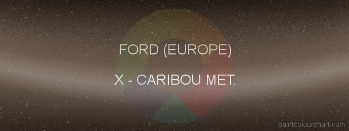 Ford (europe) paint X Caribou Met.