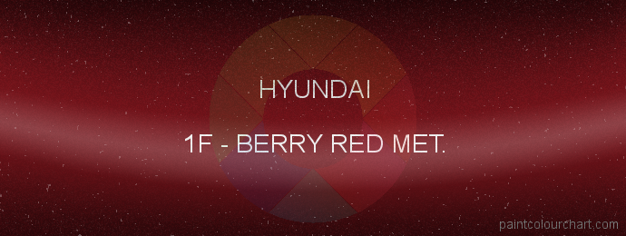 Hyundai paint 1F Berry Red Met.