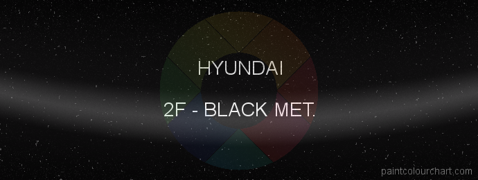 Hyundai paint 2F Black Met.
