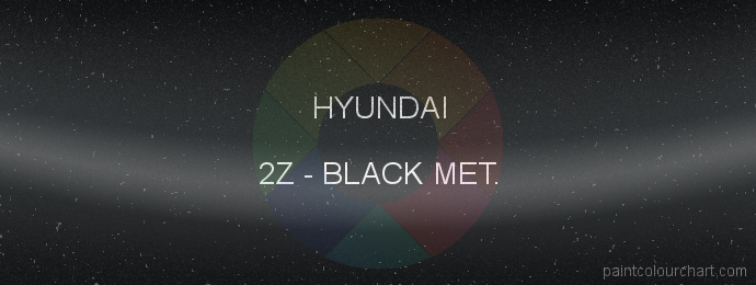 Hyundai paint 2Z Black Met.