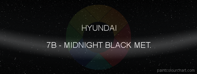 Hyundai paint 7B Midnight Black Met.