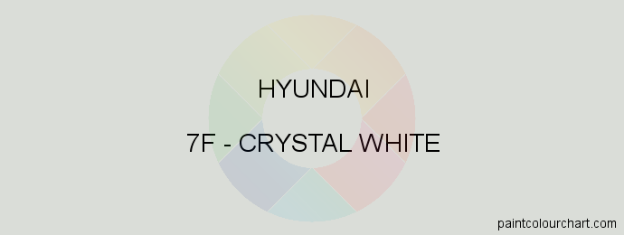 Hyundai paint 7F Crystal White