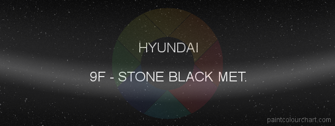 Hyundai paint 9F Stone Black Met.