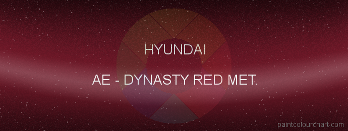 Hyundai paint AE Dynasty Red Met.