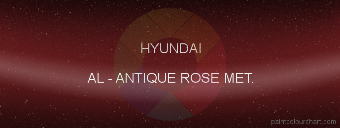 Hyundai paint AL Antique Rose Met.