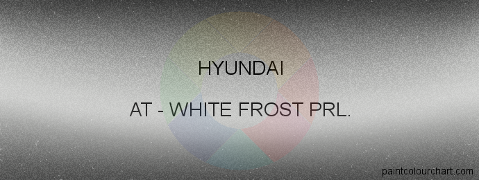 Hyundai paint AT White Frost Prl.