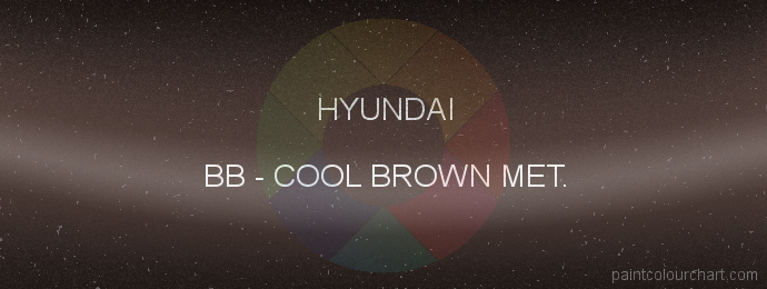 Hyundai paint BB Cool Brown Met.