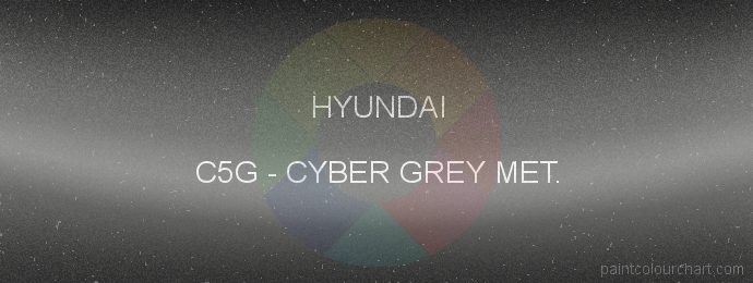 Hyundai paint C5G Cyber Grey Met.