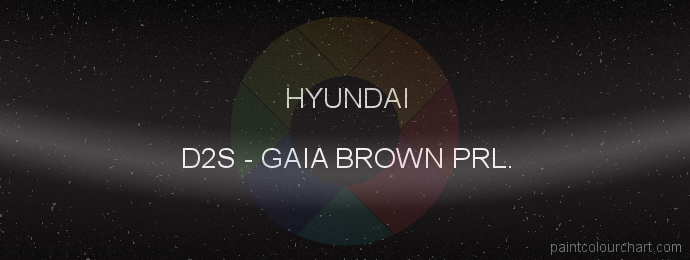 Hyundai paint D2S Gaia Brown Prl.
