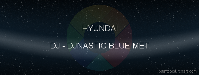 Hyundai paint DJ Djnastic Blue Met.