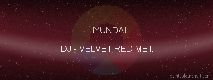 Hyundai paint DJ Velvet Red Met.