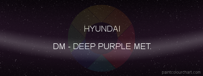 Hyundai paint DM Deep Purple Met.