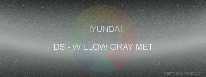 Hyundai paint DS Willow Gray Met.