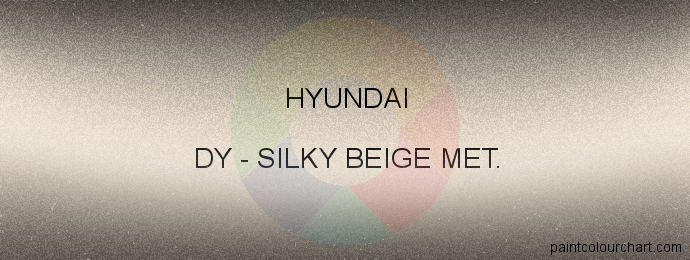 Hyundai paint DY Silky Beige Met.