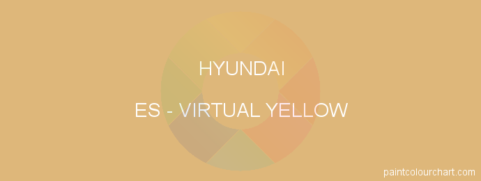 Hyundai paint ES Virtual Yellow