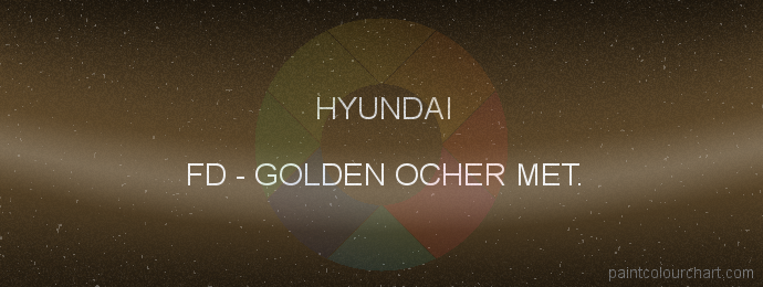 Hyundai paint FD Golden Ocher Met.