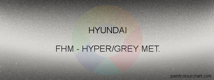 Hyundai paint FHM Hyper/grey Met.