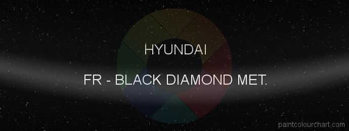 Hyundai paint FR Black Diamond Met.