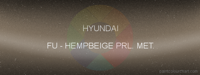 Hyundai paint FU Hempbeige Prl. Met.