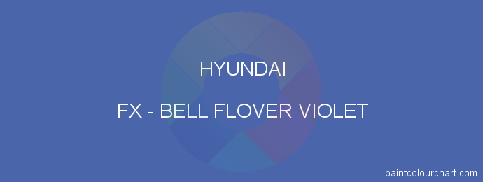 Hyundai paint FX Bell Flover Violet