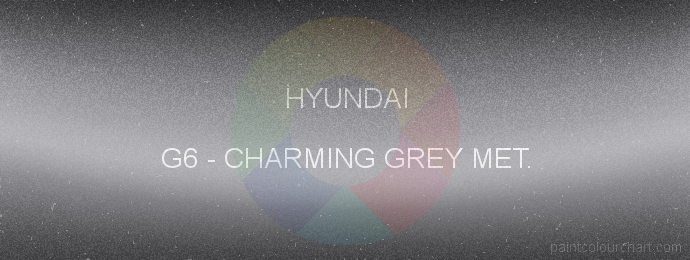 Hyundai paint G6 Charming Grey Met.