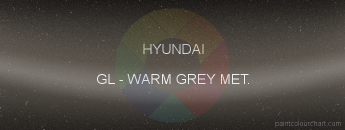 Hyundai paint GL Warm Grey Met.