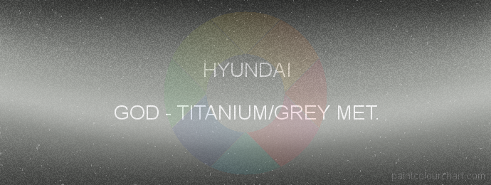 Hyundai paint GOD Titanium/grey Met.