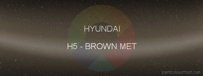 Hyundai paint H5 Brown Met