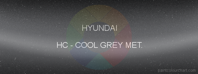 Hyundai paint HC Cool Grey Met.