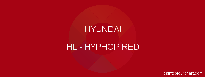 Hyundai paint HL Hyphop Red