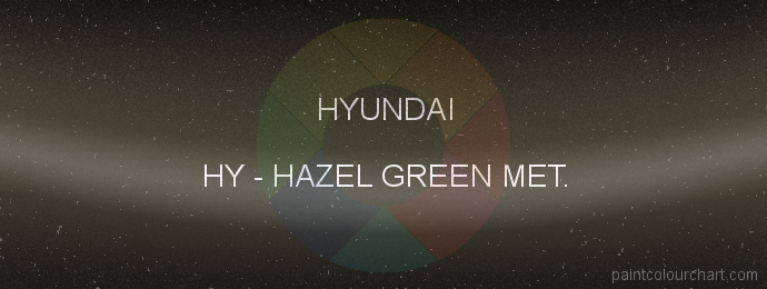 Hyundai paint HY Hazel Green Met.