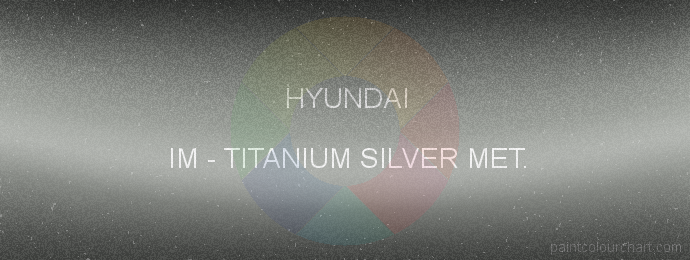 Hyundai paint IM Titanium Silver Met.