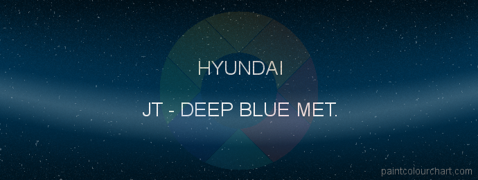 Hyundai paint JT Deep Blue Met.