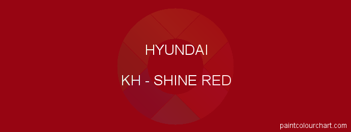 Hyundai paint KH Shine Red