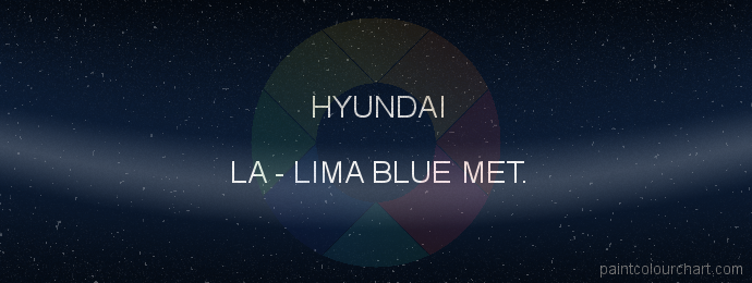 Hyundai paint LA Lima Blue Met.
