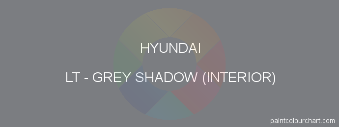 Hyundai paint LT Grey Shadow (interior)