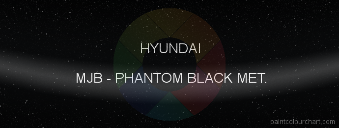 Hyundai paint MJB Phantom Black Met.