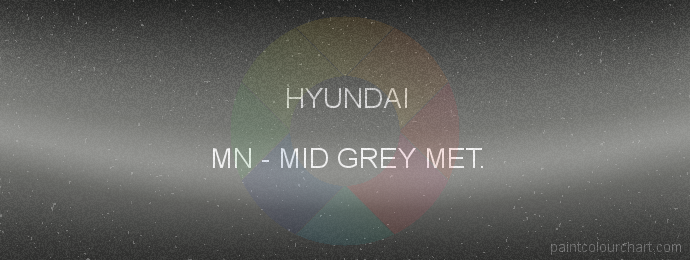 Hyundai paint MN Mid Grey Met.