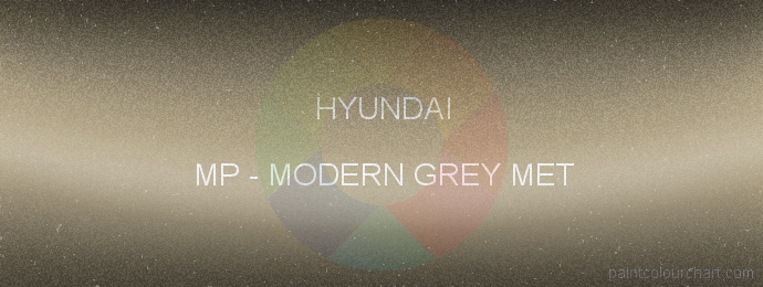 Hyundai paint MP Modern Grey Met